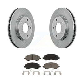 Front Disc Brake Rotors And Ceramic Pads Kit For Dodge Caliber Mitsubishi Lancer