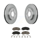 Front Disc Brake Rotors And Ceramic Pads Kit For Dodge Caliber Mitsubishi Lancer