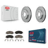 Front Disc Brake Rotors And Ceramic Pads Kit For Dodge Caliber Mitsubishi Lancer