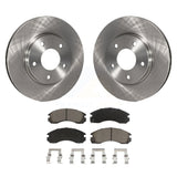 [Front] 2000 Mitsubishi Eclipse 3.0L Premium OE Brake Rotors & Ceramic Pads Kit For Max Braking