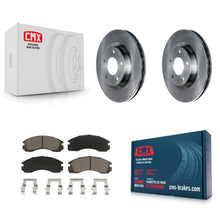 Load image into Gallery viewer, Front Disc Brake Rotors And Ceramic Pads Kit For Mitsubishi Lancer