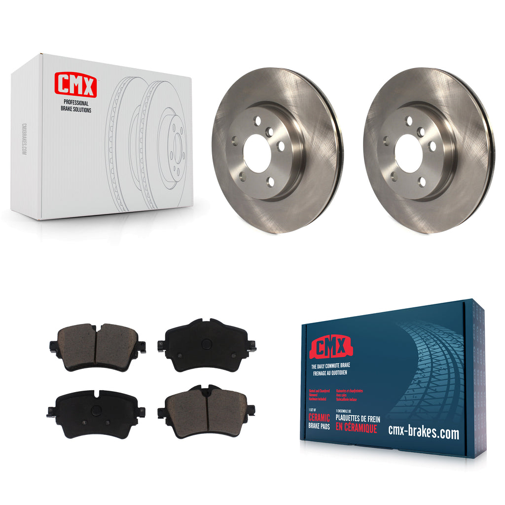 Front Disc Brake Rotors And Ceramic Pads Kit For Mini Cooper Clubman
