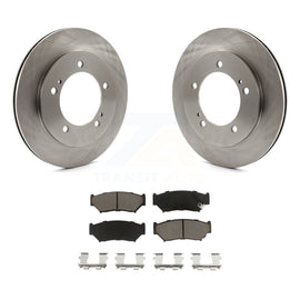 Front Brake Rotors Ceramic Pad Kit For 1999-2004 Chevrolet Tracker Suzuki Vitara