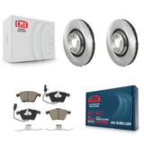 Front Disc Brake Rotors And Ceramic Pads Kit For Audi TT Quattro TTS