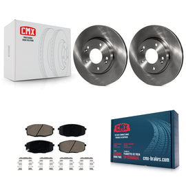 Front Brake Rotor Ceramic Pad Kit For Kia Hyundai Kona Soul Forte Seltos Elantra