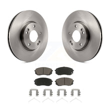 Charger l&#39;image dans la galerie, Front Disc Brake Rotors And Ceramic Pads Kit For Hyundai Sonata