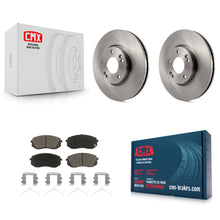 Load image into Gallery viewer, Front Disc Brake Rotors And Ceramic Pads Kit For Hyundai Sonata