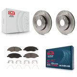 [Front] 2009-2011 Nissan Versa 1.6L Premium OE Brake Rotors & Ceramic Pads Kit For Max Braking