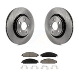 Front Brake Rotor Ceramic Pad Kit For Ford Five Hundred Freestyle Taurus Mercury