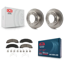 Charger l'image dans la galerie, Front Disc Brake Rotor Ceramic Pad Kit For Ford F-250 Super Duty F-350 Excursion