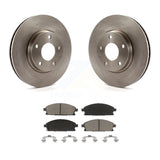 [Front] 2004-2009 Nissan Quest Premium OE Brake Rotors & Ceramic Pads Kit For Max Braking