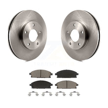 Charger l&#39;image dans la galerie, Front Disc Brake Rotors And Ceramic Pads Kit For 2004-2006 Nissan X-Trail