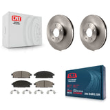 [Front] 2004-2006 Nissan X-Trail Premium OE Brake Rotors & Ceramic Pads Kit For Max Braking