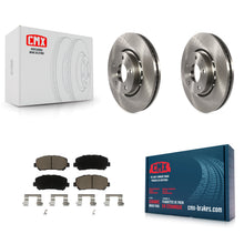 Charger l'image dans la galerie, Front Disc Brake Rotors And Ceramic Pads Kit For Mazda CX-5