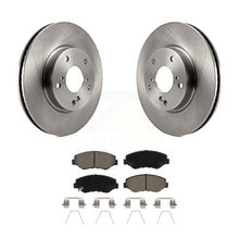 Load image into Gallery viewer, Front Disc Brake Rotors And Ceramic Pads Kit For Honda Civic