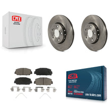 Load image into Gallery viewer, Front Disc Brake Rotors And Ceramic Pads Kit For Acura RLX