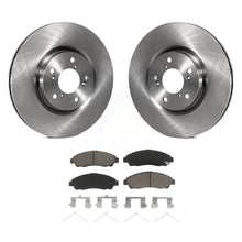 Charger l&#39;image dans la galerie, Front Disc Brake Rotors And Ceramic Pads Kit For Honda Pilot Acura MDX RLX ZDX