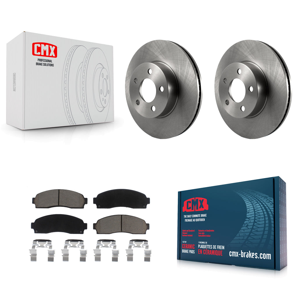 Front Disc Brake Rotor Ceramic Pad Kit For Ford Ranger Explorer Sport Trac Mazda