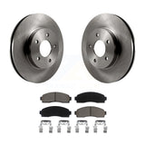 Front Disc Brake Rotors Ceramic Pad Kit For Saturn Vue Chevrolet Equinox Pontiac