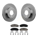 Front Disc Brake Rotor And Ceramic Pad Kit For Ford Explorer Mercury Mountaineer