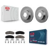 Front Disc Brake Rotor And Ceramic Pad Kit For Ford Explorer Mercury Mountaineer