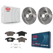 Charger l'image dans la galerie, Front Disc Brake Rotors And Ceramic Pads Kit For Ford Fusion Lincoln MKZ