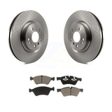 Front Brake Rotors Ceramic Pad Kit For Mercedes-Benz ML350 R350 ML500 ML320 R500