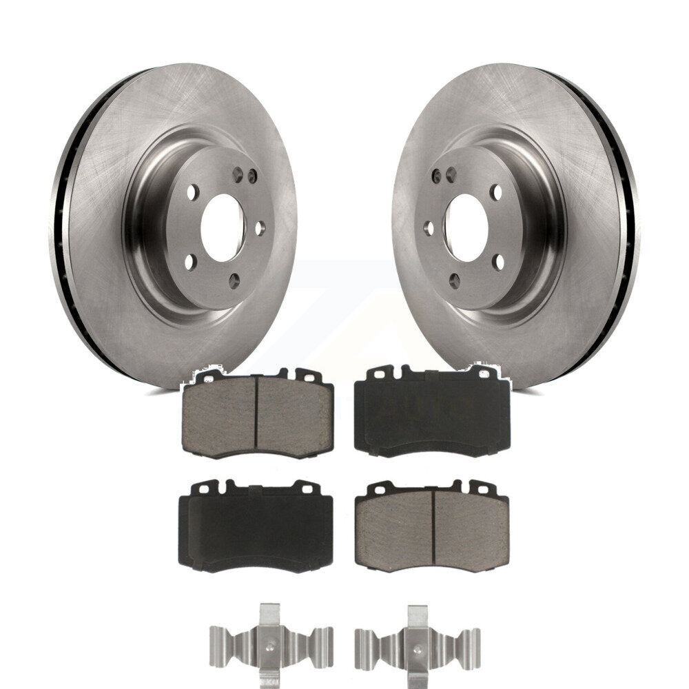 Front Disc Brake Rotors And Ceramic Pad Kit For Mercedes-Benz CLS550 CLS500 E550