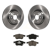 Charger l&#39;image dans la galerie, Front Disc Brake Rotors And Ceramic Pads Kit For 2015-2021 Ram ProMaster City