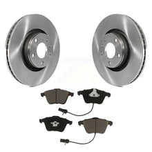 Charger l&#39;image dans la galerie, Front Brake Rotors Ceramic Pad Kit For Audi A6 Quattro With 321mm Diameter Rotor