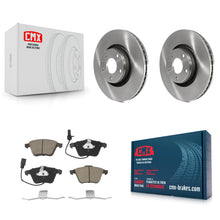 Load image into Gallery viewer, Front Brake Rotors Ceramic Pad Kit For Audi A6 Quattro With 321mm Diameter Rotor