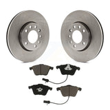 Front Brake Rotor & Ceramic Pad Kit For 2010 Saab 9-3X With 285mm Diameter