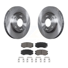 Charger l&#39;image dans la galerie, Front Disc Brake Rotors And Ceramic Pads Kit For Hyundai Elantra