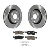 Front Disc Brake Rotor And Ceramic Pad Kit For Jeep Grand Cherokee Dodge Durango