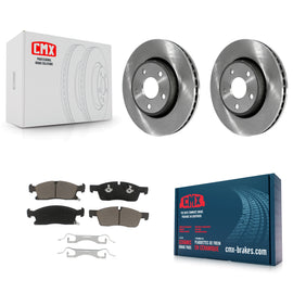 Front Disc Brake Rotor And Ceramic Pad Kit For Jeep Grand Cherokee Dodge Durango