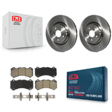 Front Disc Brake Rotor And Ceramic Pad Kit For Jeep Grand Cherokee Dodge Durango