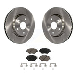 Front Disc Brake Rotors And Ceramic Pads Kit For Lexus IS250