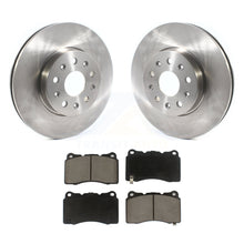 Charger l&#39;image dans la galerie, Front Disc Brake Rotor And Ceramic Pad Kit For Chevrolet Camaro Cadillac CTS CT6