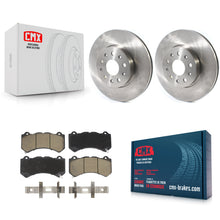 Load image into Gallery viewer, Front Disc Brake Rotors And Ceramic Pad Kit For 2019-2020 Chevrolet Camaro LT/LS