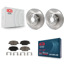 Front Brake Rotor & Ceramic Pad Kit For Chevrolet Camaro Without Brembo Calipers