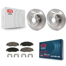 Charger l'image dans la galerie, Front Brake Rotor And Ceramic Pad Kit For Cadillac CTS Without Heavy Duty Brakes
