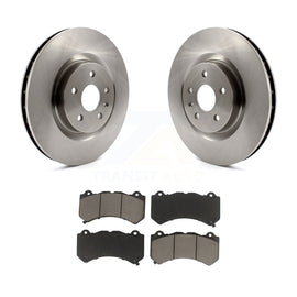 [Front] 2014 Chevrolet Camaro ZL1 Premium OE Brake Rotors & Ceramic Pads Kit For Max Braking