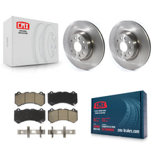 Load image into Gallery viewer, Front Disc Brake Rotors And Ceramic Pads Kit For Cadillac CTS