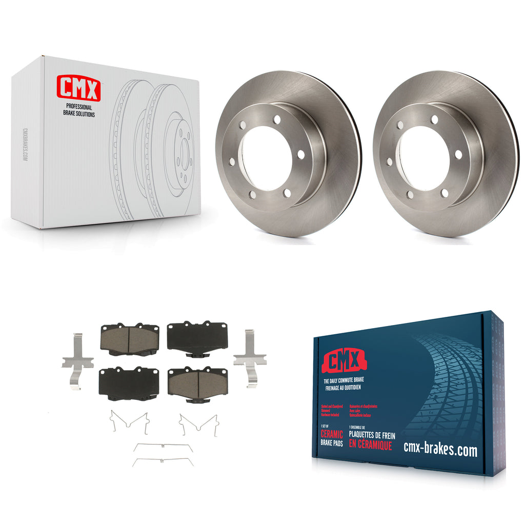 Front Disc Brake Rotors And Ceramic Pads Kit For Toyota 4Runner Tacoma