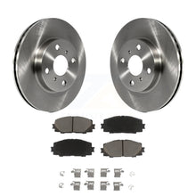 Load image into Gallery viewer, Front Disc Brake Rotors And Ceramic Pads Kit For Toyota Yaris Prius C Scion iQ