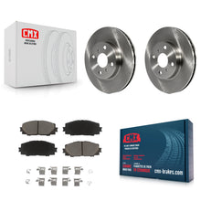 Load image into Gallery viewer, Front Disc Brake Rotors And Ceramic Pads Kit For Toyota Yaris Prius C Scion iQ