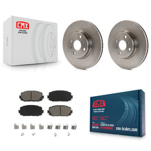 Load image into Gallery viewer, Front Disc Brake Rotors And Ceramic Pads Kit For Toyota Yaris