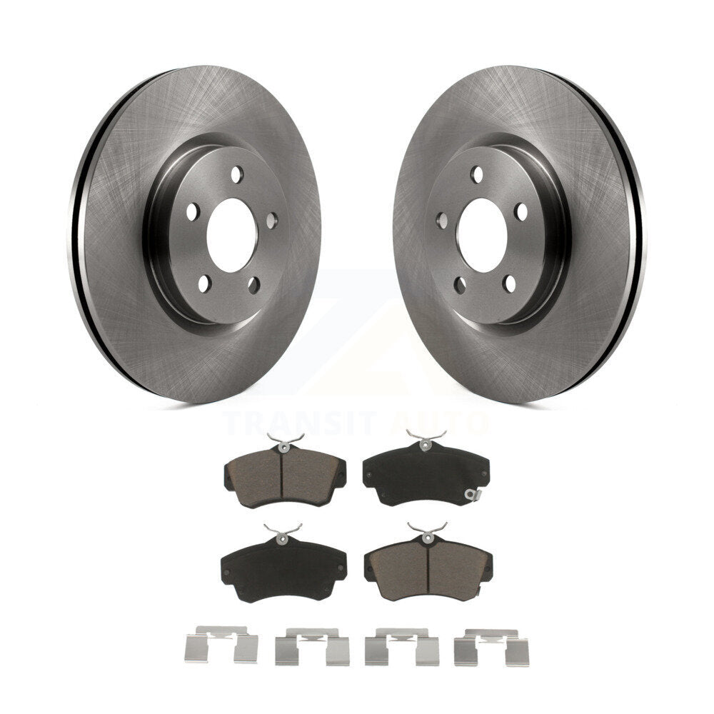 Front Disc Brake Rotors And Ceramic Pads Kit For Chrysler PT Cruiser