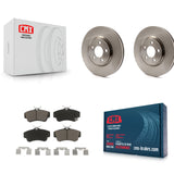 Front Disc Brake Rotors And Ceramic Pads Kit For Chrysler PT Cruiser Dodge Neon