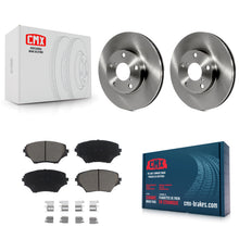 Load image into Gallery viewer, Front Disc Brake Rotors And Ceramic Pads Kit For Toyota RAV4